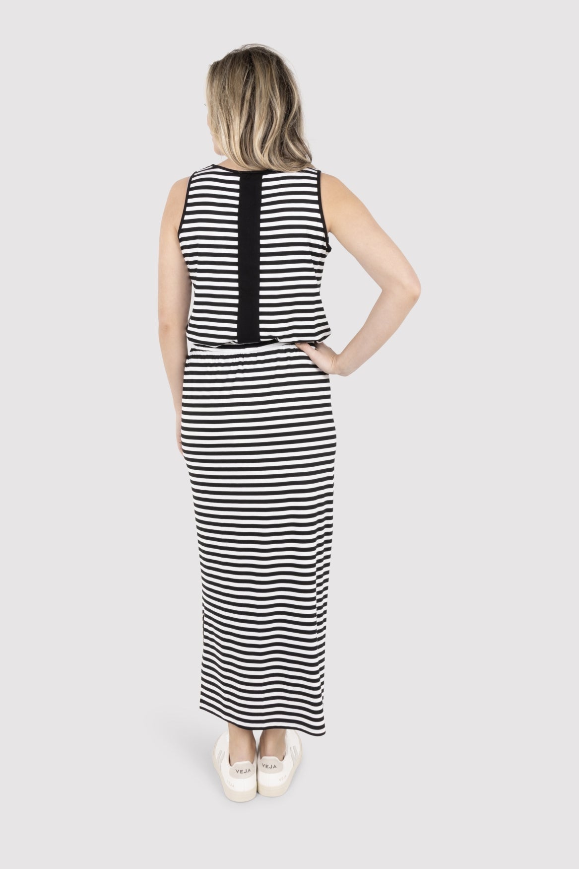 Zwart witte top Fleur met viscose - Castelijn mode
