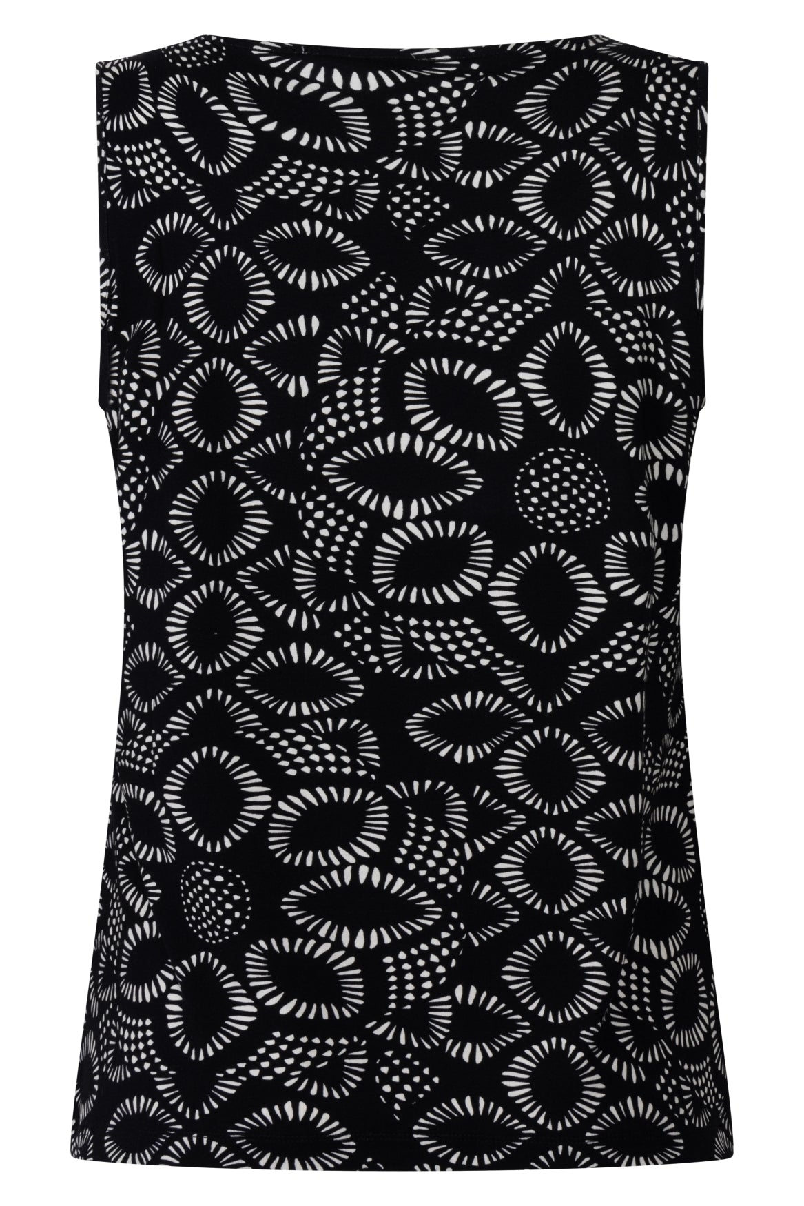Zwarte top Eva met viscose - Castelijn mode